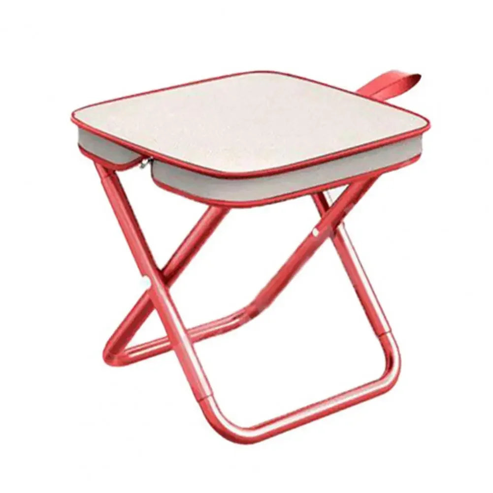 Folding Stool Mini Lightweight Lounge Chair Footrest Fishing Chair Footrest Terrace Travel Picnic Hiking Folding Storage Bag
