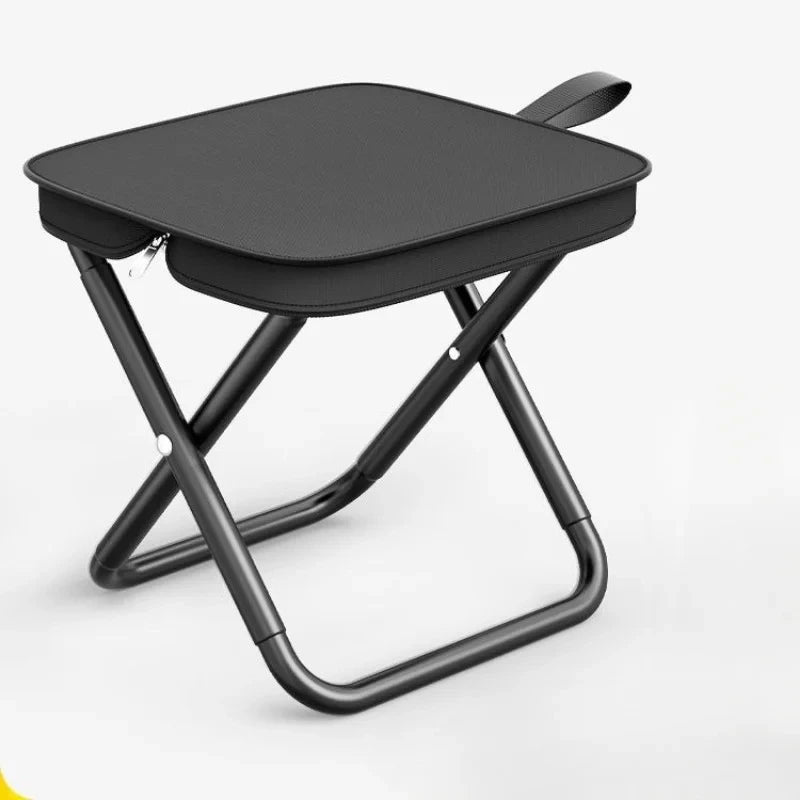 Folding Stool Mini Lightweight Lounge Chair Footrest Fishing Chair Footrest Terrace Travel Picnic Hiking Folding Storage Bag