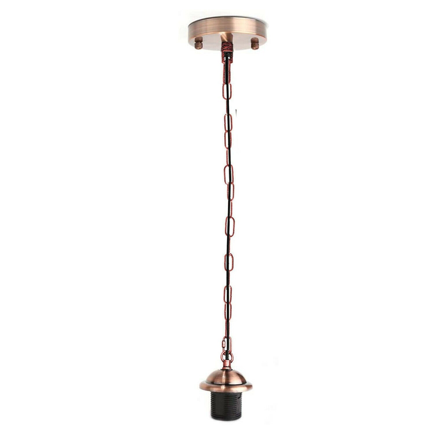 Copper Metal Ceiling E27 Lamp Holder Pendant Light With Chain~1776-3