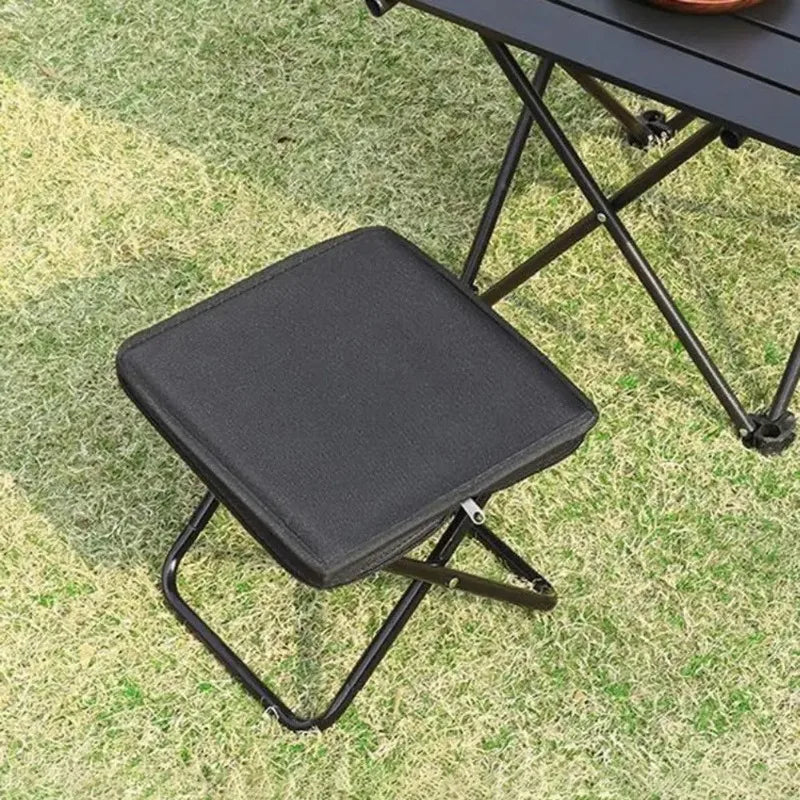 Folding Stool Mini Lightweight Lounge Chair Footrest Fishing Chair Footrest Terrace Travel Picnic Hiking Folding Storage Bag